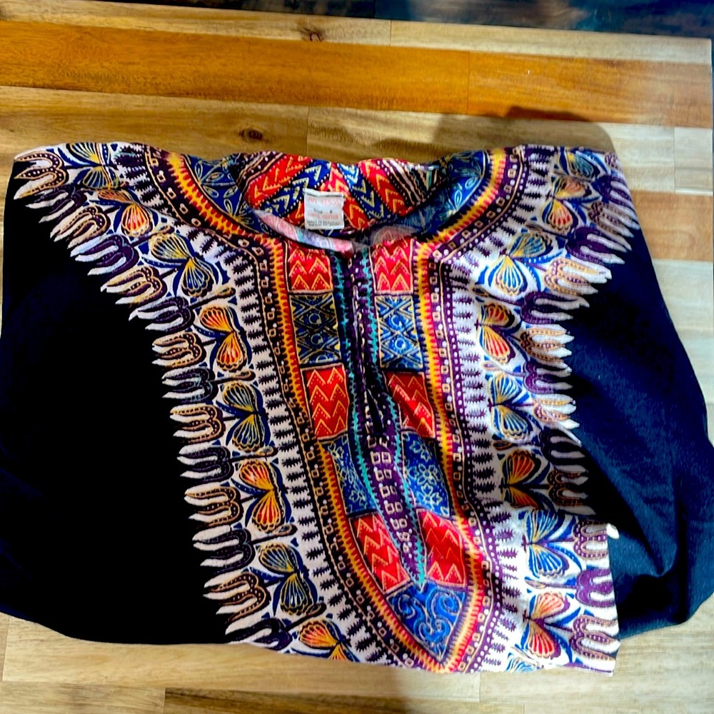 African style shirt, Men’s S/Womans M
